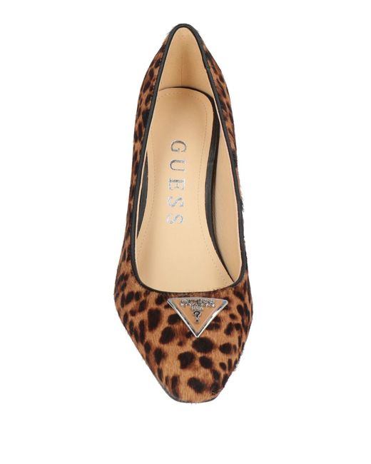 Guess Brown Camel Pumps Leather