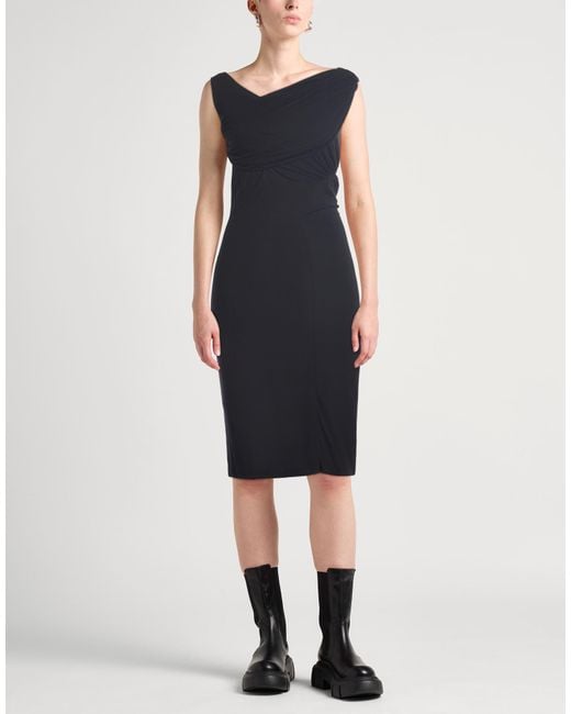 Rick Owens Blue Midi Dresses