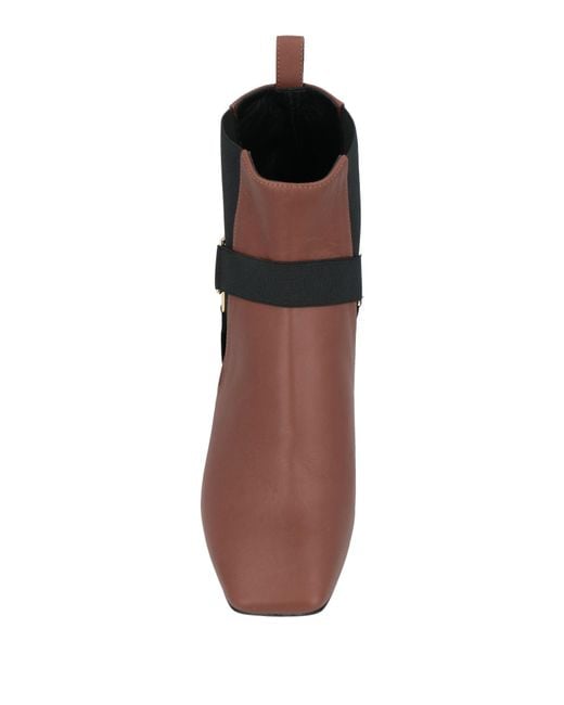 Pollini Brown Ankle Boots