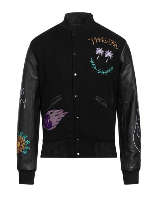 ELEVEN PARIS Leather Jacket in Black for Men | Lyst