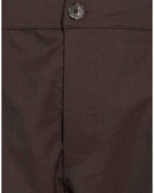 Cruna Gray Dark Pants Wool, Polyester, Elastane for men