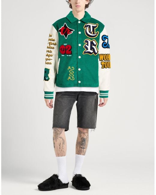 True Religion Green Jacket for men