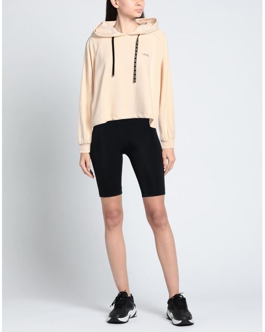 Liu Jo Natural Sweatshirt Cotton, Polyester, Elastane