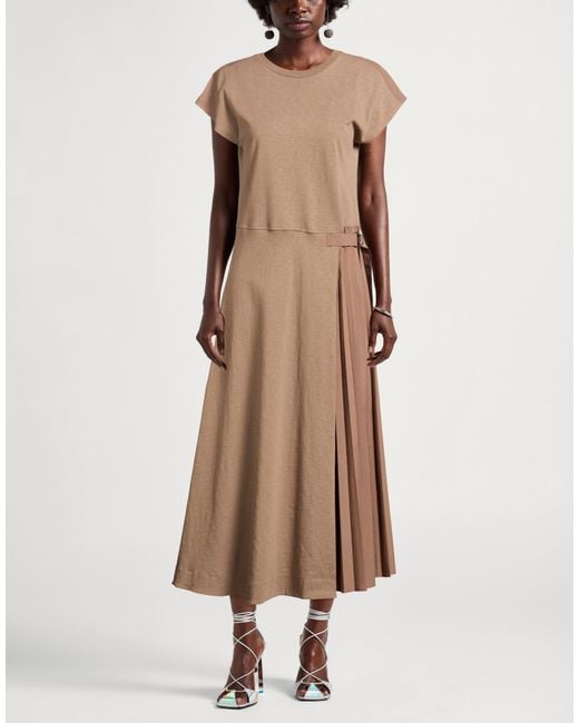 MAX&Co. Natural Midi Dresses