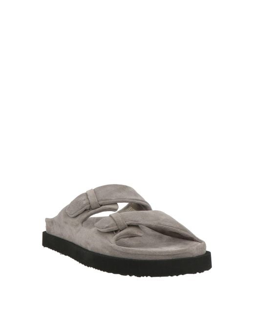 Officine Creative Gray Sandals Leather for men