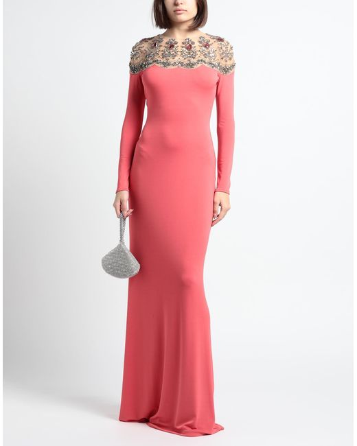 Elisabetta Franchi Pink Maxi Dress