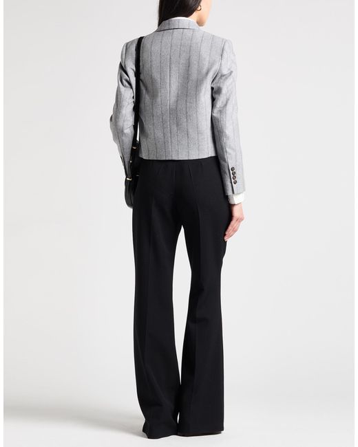 Brunello Cucinelli Gray Blazer Virgin Wool, Polyamide