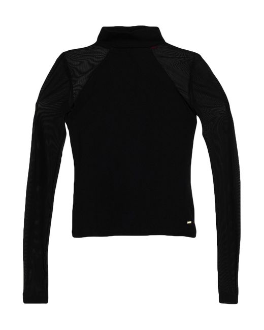 Guess Women's Black Top Viscose, Polyamide, Elastane