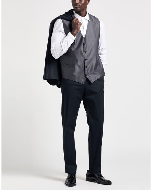 Dolce & Gabbana Gray Tailored Vests for men