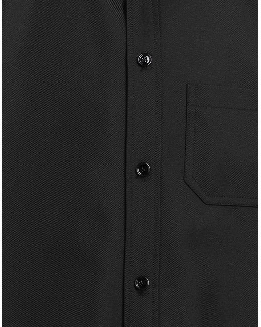 Courreges Black Shirt Polyester for men