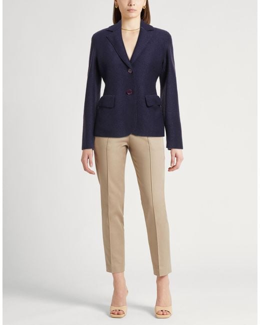 Aspesi Blue Blazer Virgin Wool
