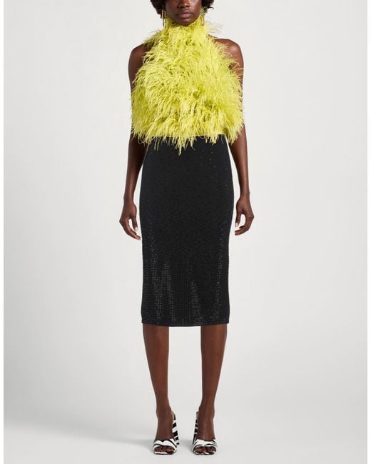 Sandro Black Midi Skirt
