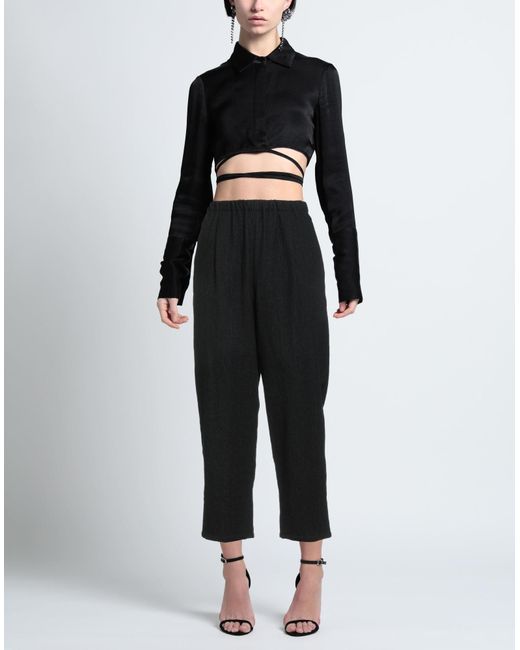 A.B Apuntob Black Pants Virgin Wool