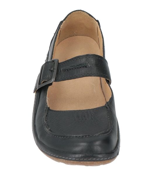 Clarks Gray Ballet Flats Leather