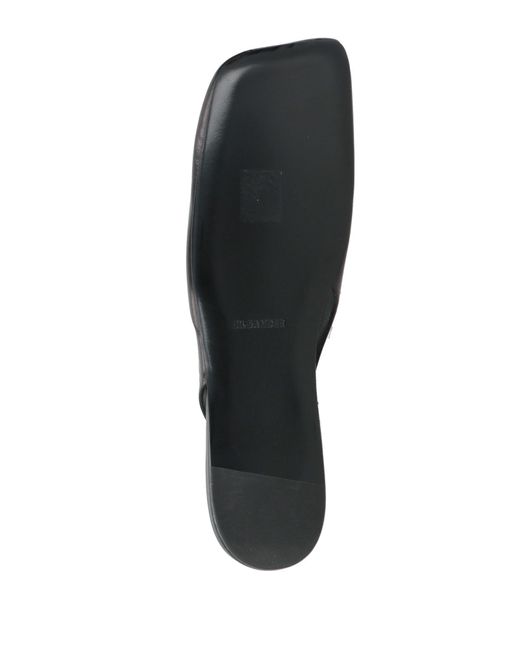 Jil Sander Gray Ballet Flats