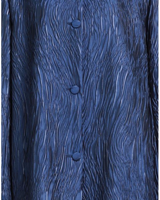 ATELIER LEGORA Blue Overcoat & Trench Coat