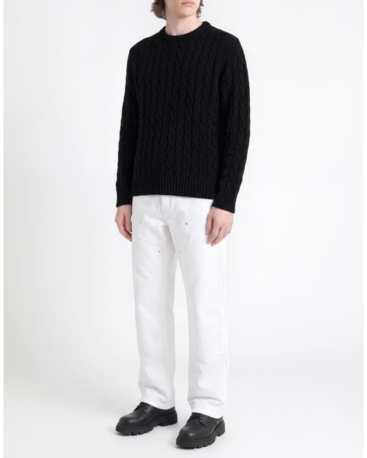 Arte' Blue Sweater Wool, Polyamide for men