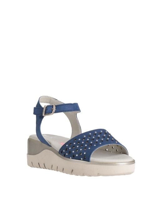 Callaghan Blue Sandals Leather