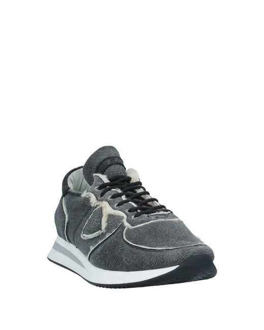 Philippe Model Gray Sneakers Leather for men