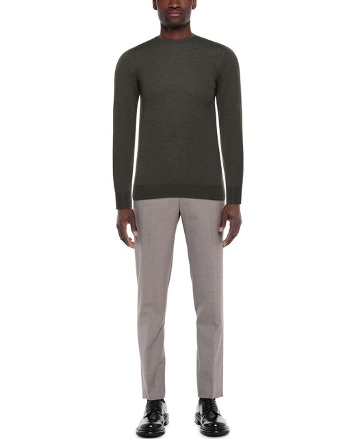 K-Way Gray Sebastien Merino Military Sweater Merino Wool for men