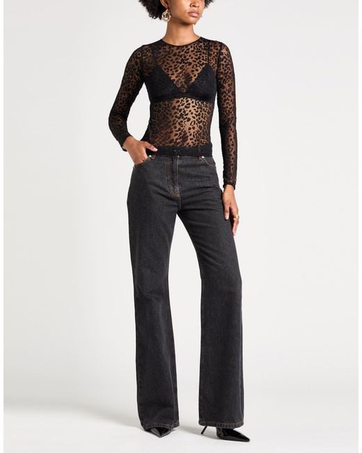 McQueen Black Top Viscose, Polyamide