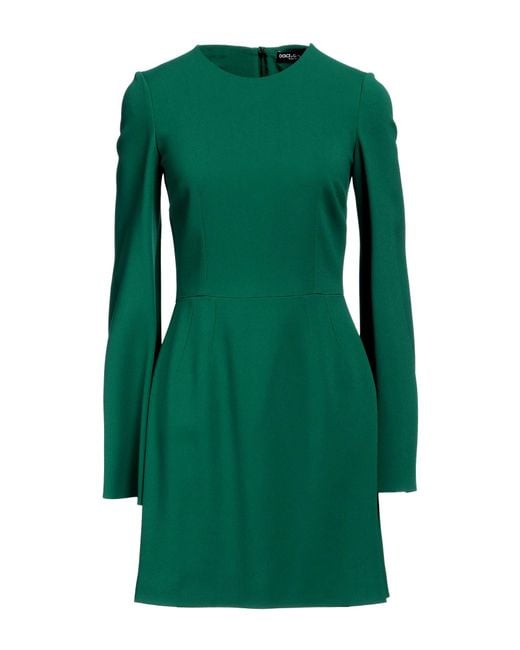 Dolce & Gabbana Green Mini Dress