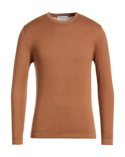 Pullover REFABRICS de hombre de color Brown