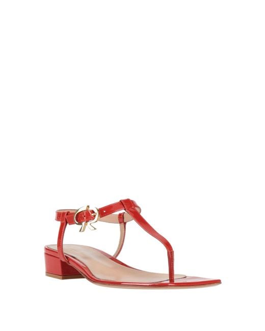 Gianvito Rossi Pink Thong Sandal