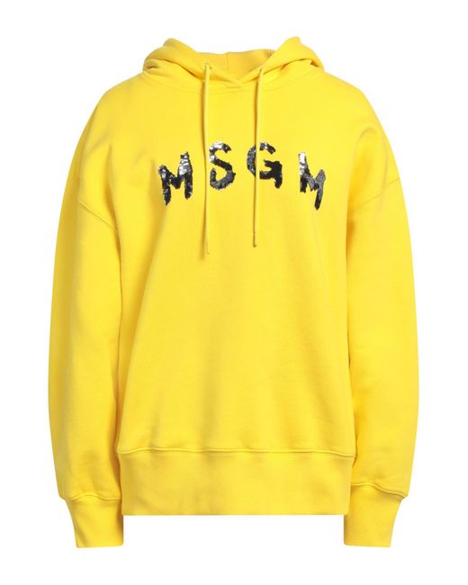 MSGM Yellow Sweatshirt