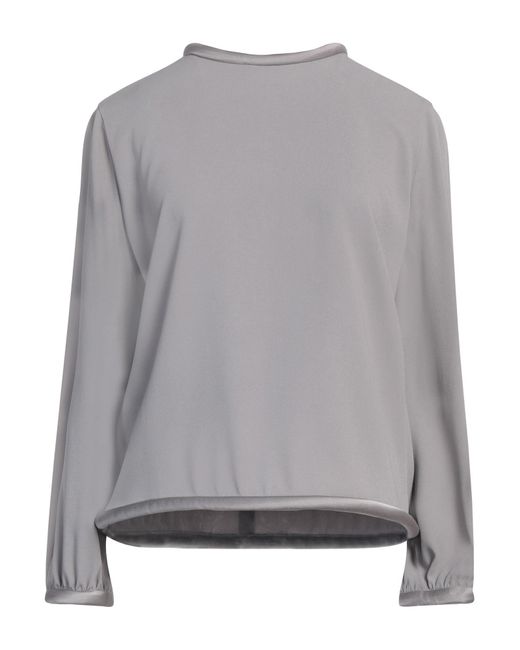 Emporio Armani Gray Top Acetate, Viscose