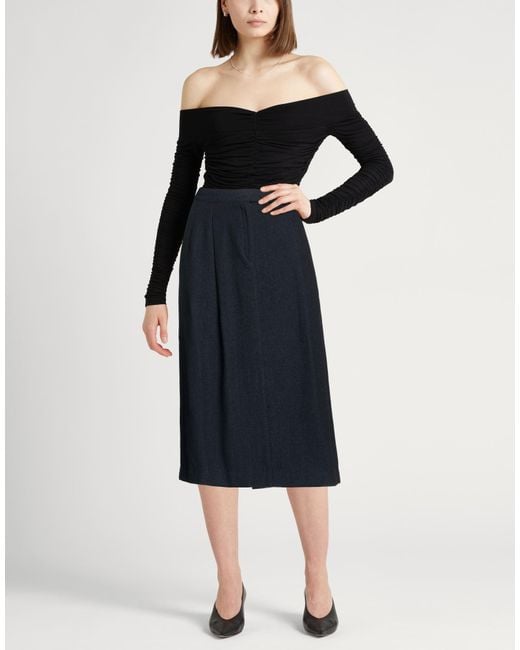 Massimo Alba Blue Midi Skirts