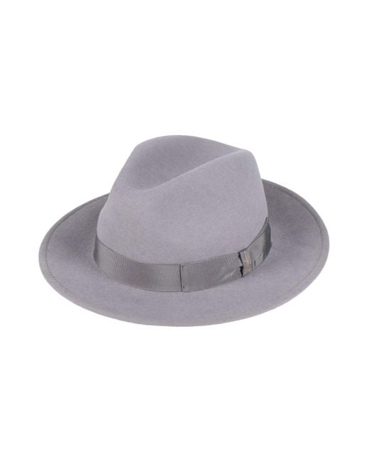 Borsalino Gray Hats for men