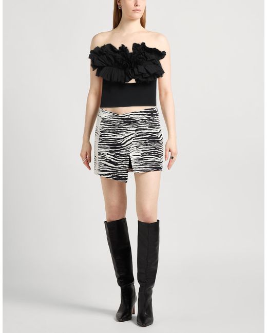 Maticevski Black Top Polyester, Cotton