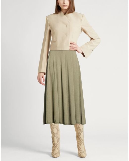 Gentry Portofino Green Midi Skirt