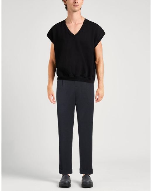 Daniele Alessandrini Blue Pants Polyester, Viscose, Elastane for men