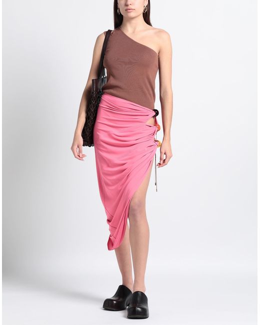 Jacquemus Pink Maxi-Rock