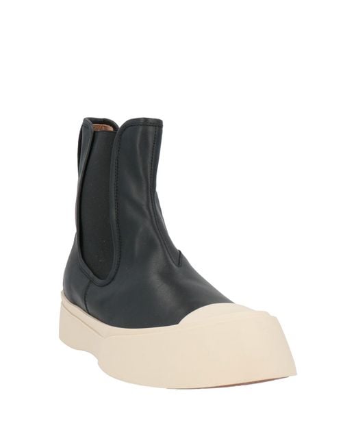 Marni Black Ankle Boots Leather for men