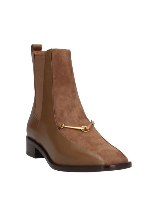 Tory Burch Brown Ankle Boots