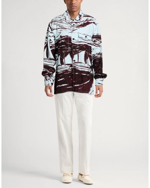 Jil Sander Gray Shirt Viscose for men