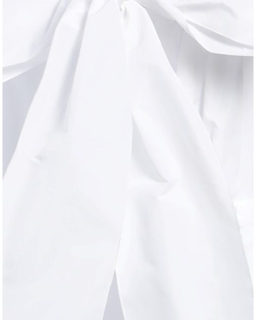 Patou White Mini Dress Polyester