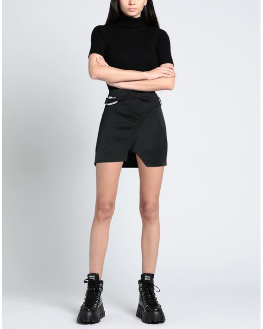 HELIOT EMIL Black Mini Skirt