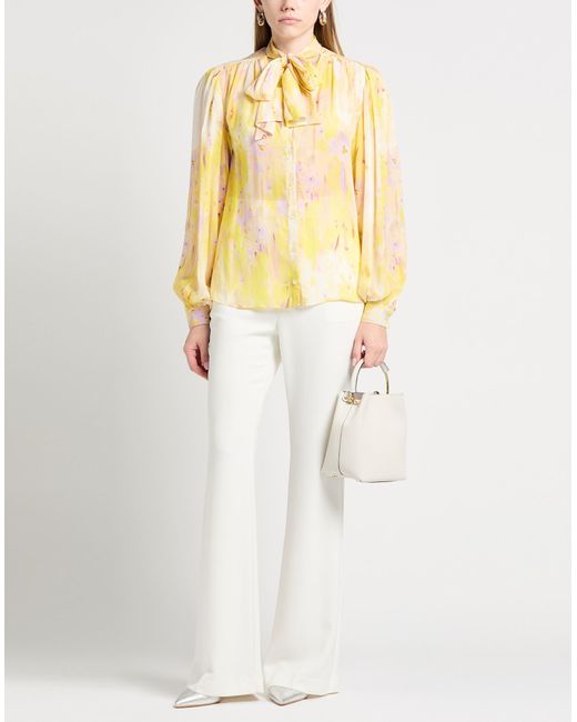 MSGM Yellow Shirt Viscose