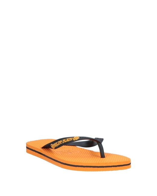 Philipp Plein Orange Thong Sandal