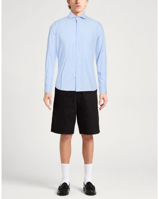 Roberto Cavalli Blue Shirt for men