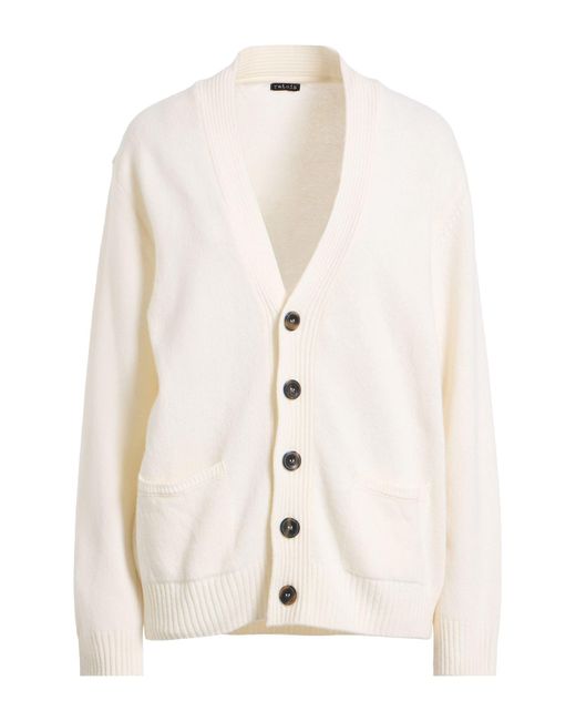 Retois White Cardigan Merino Wool for men