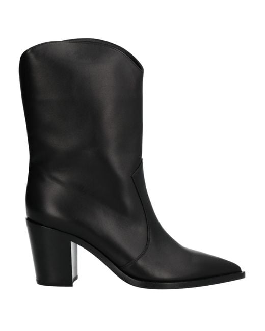 Gianvito Rossi Black Ankle Boots