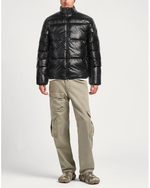EA7 Black Puffer for men