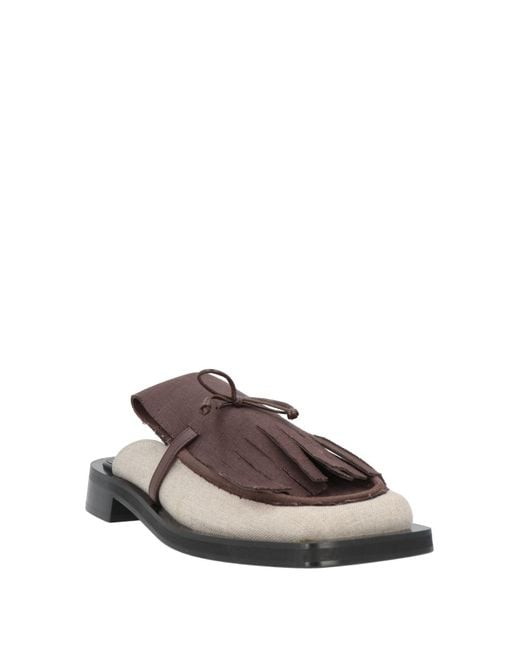 GIA RHW Brown Mules & Clogs