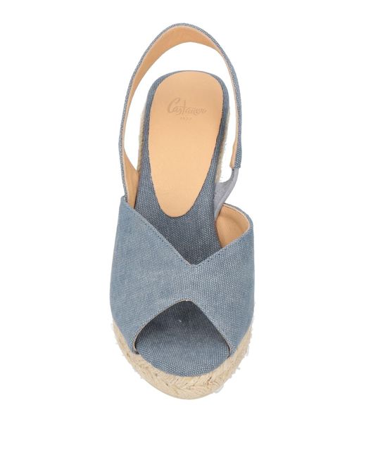Castaner Blue Espadrilles Textile Fibers