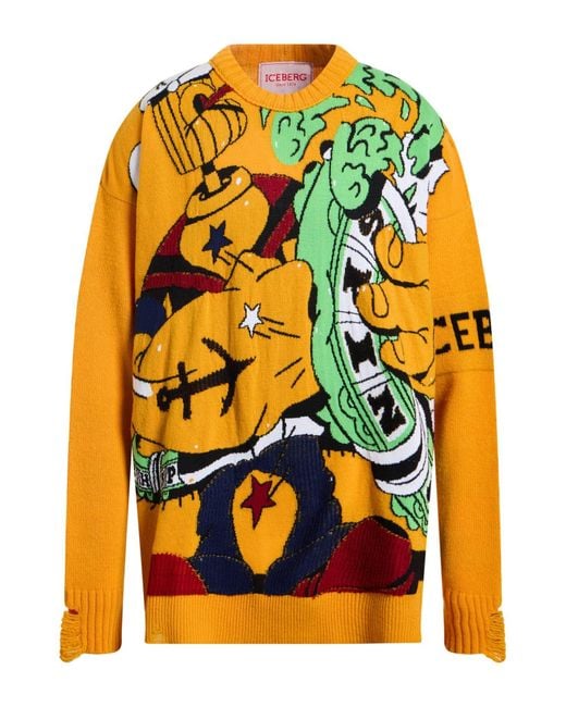 Pullover Iceberg de hombre de color Orange